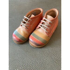 Nathalie Verlinden Leather Mingus Rainbow Stripes EU 21/ US 5.5 EUC